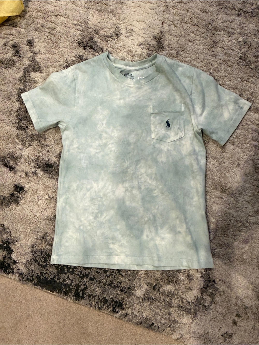 Polo by Ralph Lauren Boys' Mint Tie-Dye Pocket Tee